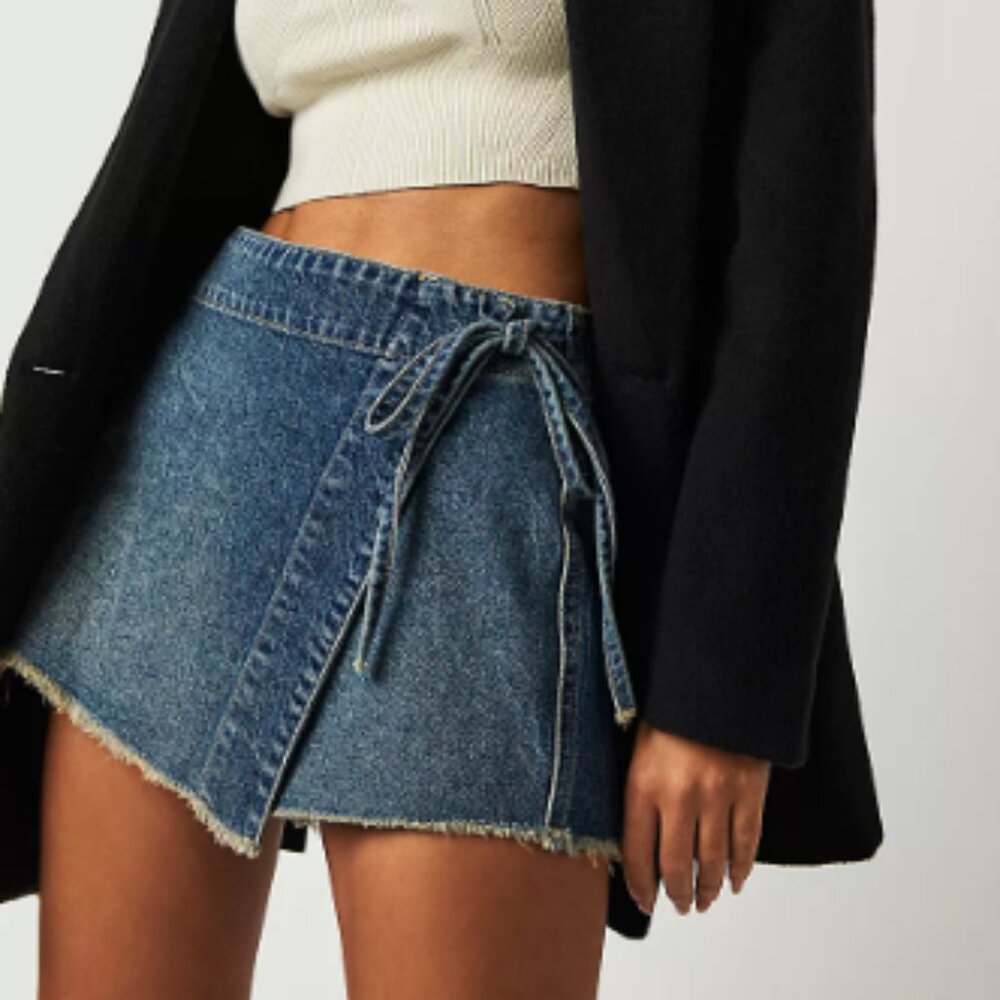 We The Free Emmy Denim Skort